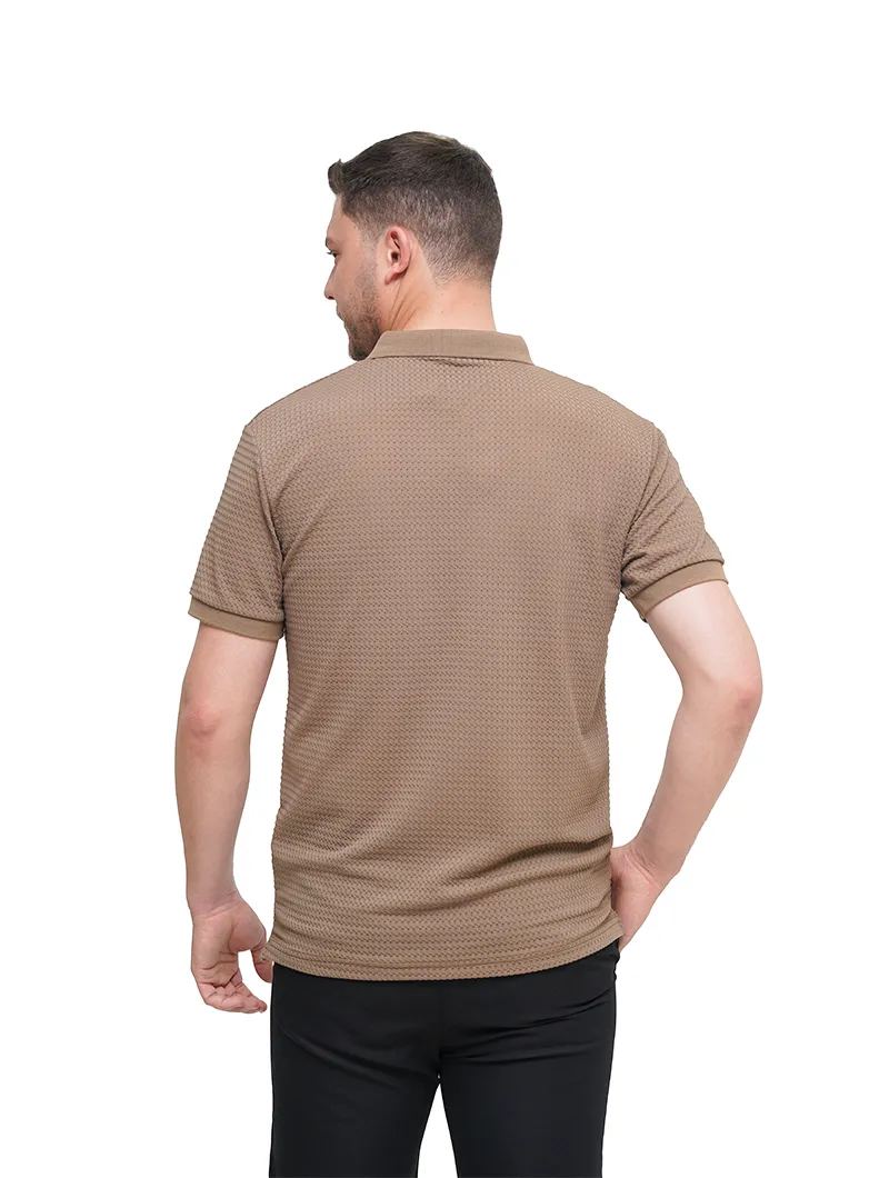 Polo en piqué de coton